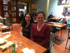 Maria Bargh and Emalani Case at a Castro Street eatery in Wellington